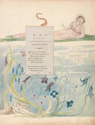 The Poems of Thomas Gray, Design 9, Ode on the Death of a Favourite Cat